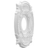 Ekena Millwork Attica Thermoformed PVC Ceiling Medallion (Fits Canopies up to 5"), 13"OD x 3 1/2"ID x 3/4"P CMP13AT